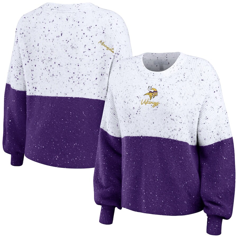 

Свитер WEAR by Erin Andrews Minnesota Vikings, белый