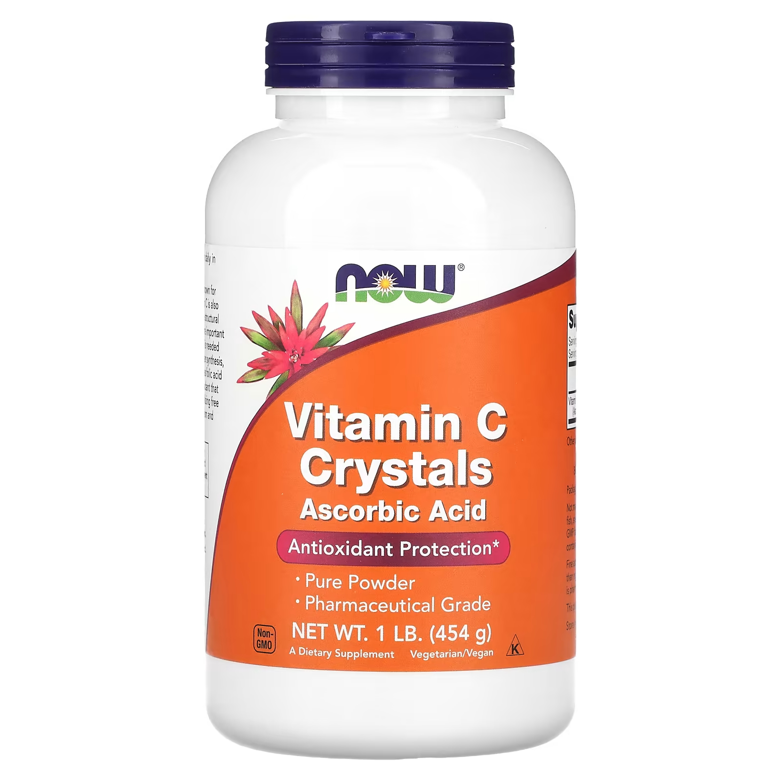 NOW Foods Кристаллы витамина С 1 фунт (454 г)