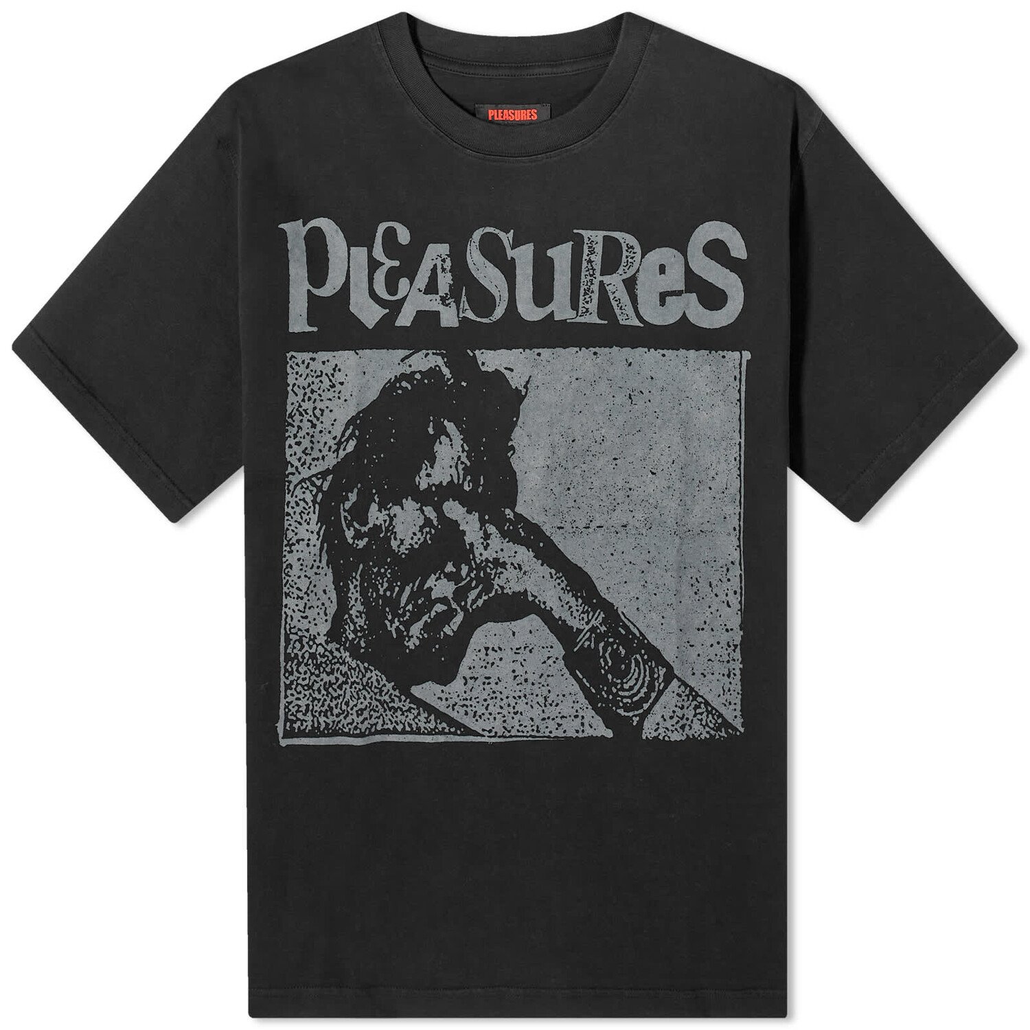 

Футболка Pleasures Gouge Heavyweight, черный
