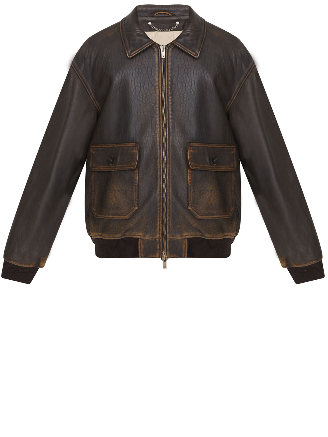 

Куртка Golden Goose Louis Aviator, коричневый