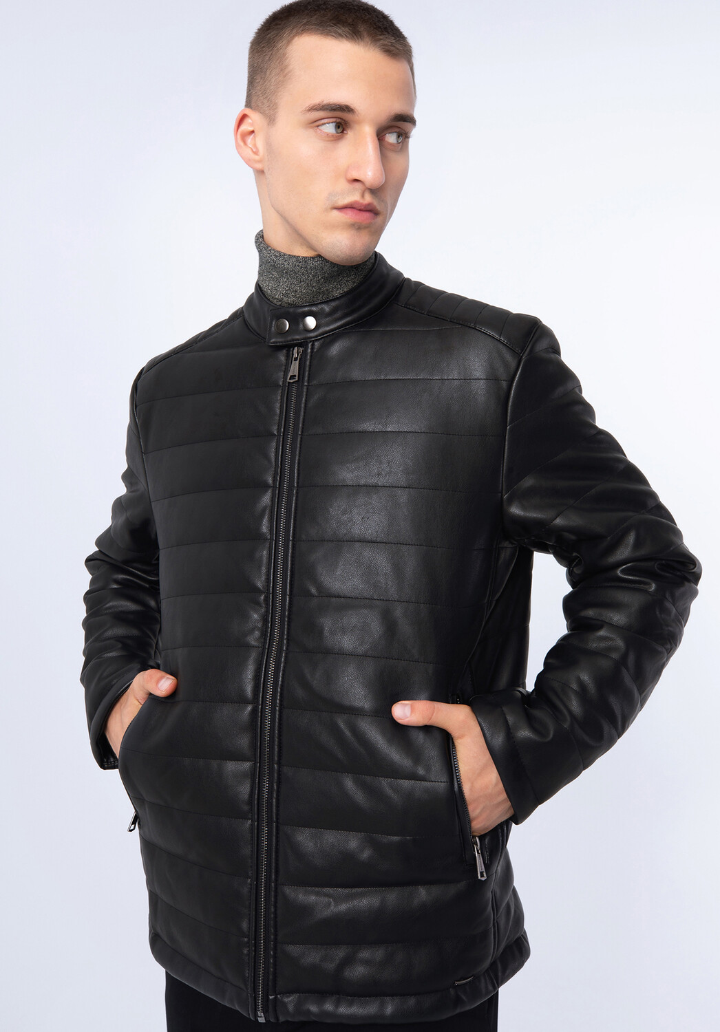 

Кожаная куртка Wittchen Eco leather jacket, черный