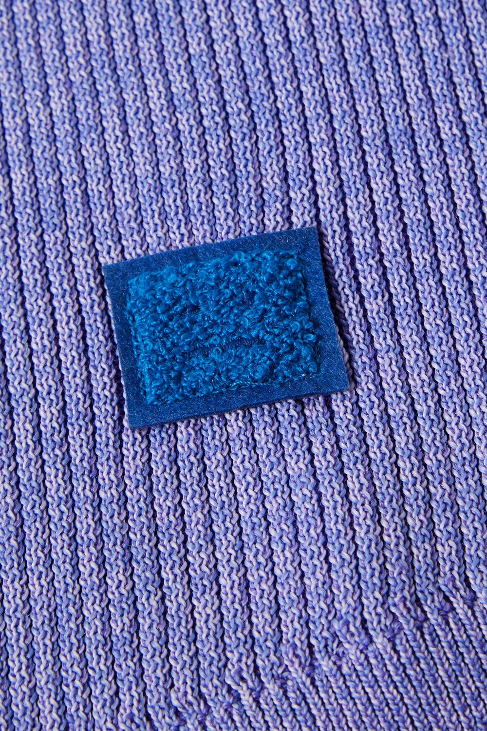 

ACNE STUDIOS Балаклава в рубчик из смесовой шерсти, фиолетовый