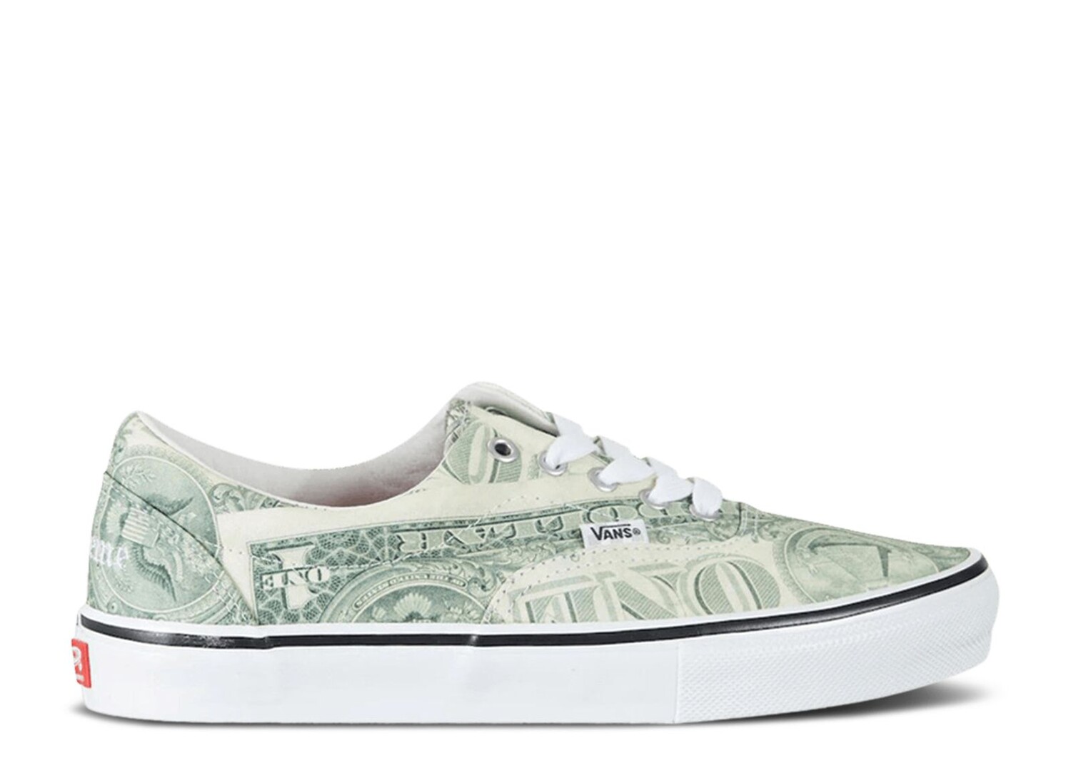 

Кроссовки Vans Supreme X Skate Era 'Dollar Bill', зеленый