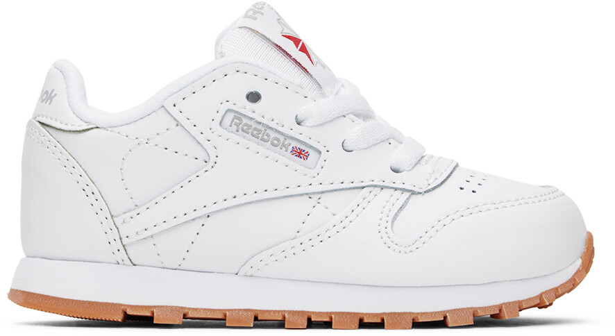 

Детские белые классические кроссовки Reebok Classics