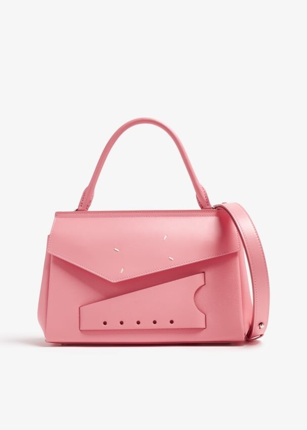 

Сумка Maison Margiela Snatched Small Top Handle, розовый