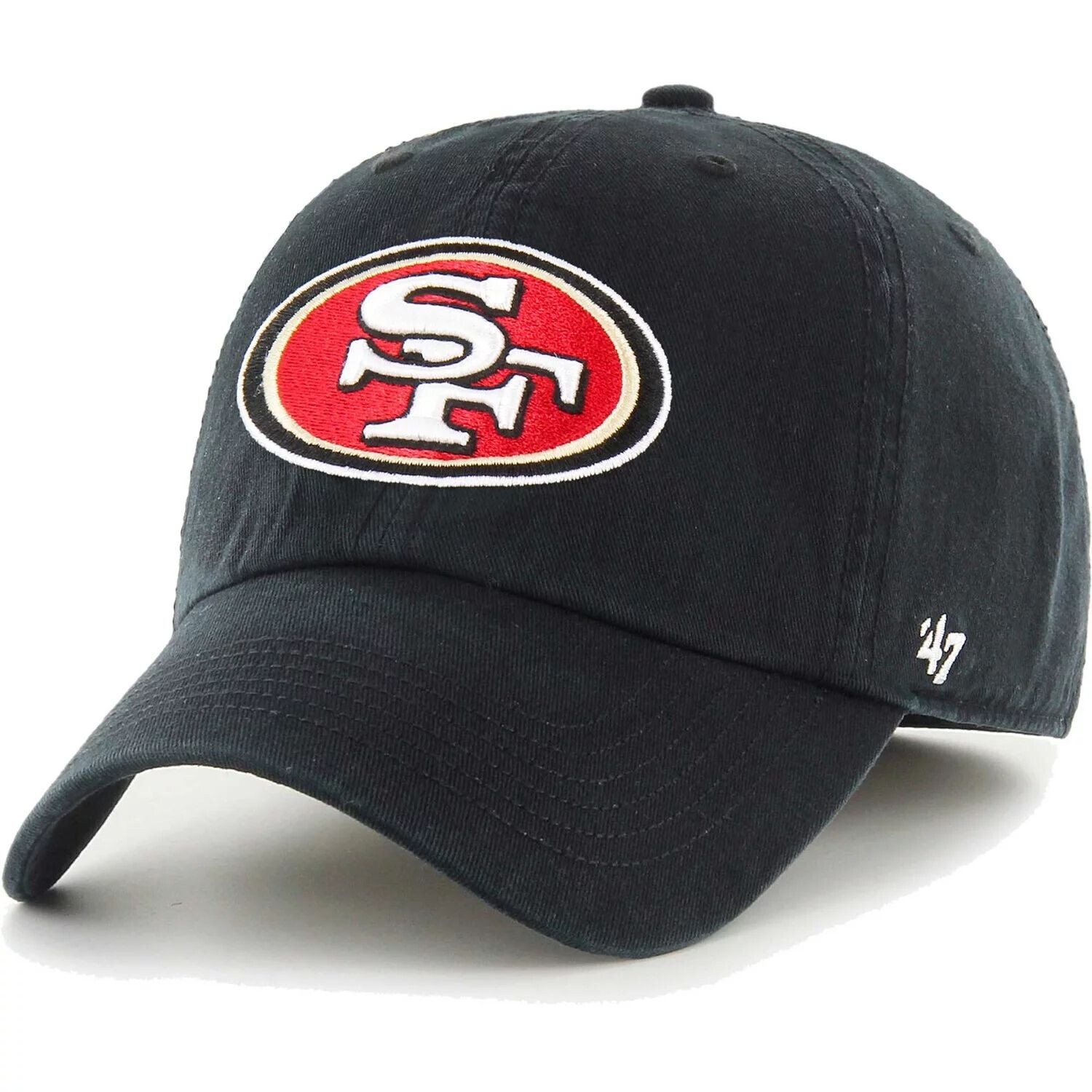 

Мужская черная регулируемая кепка с логотипом франшизы San Francisco 49ers '47