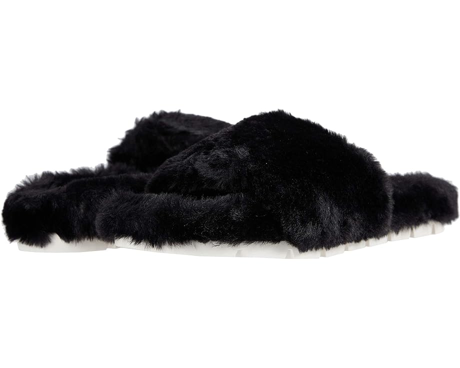 Домашняя обувь J/Slides Lovlie, цвет Black Faux Fur
