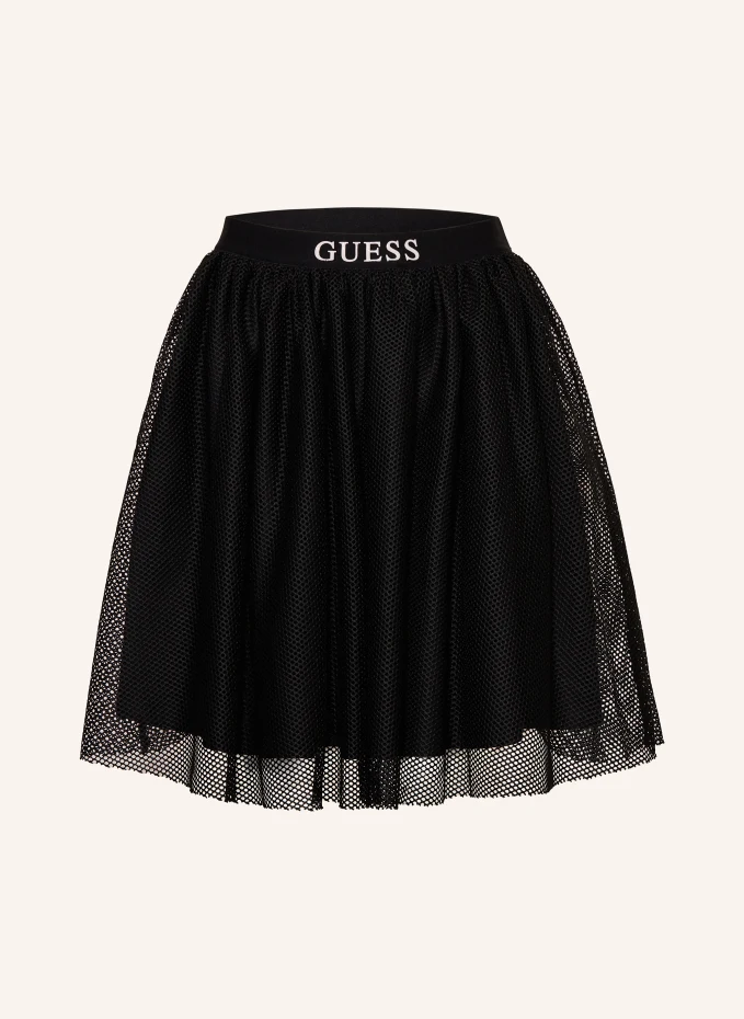 

Сетчатая юбка Guess, черный