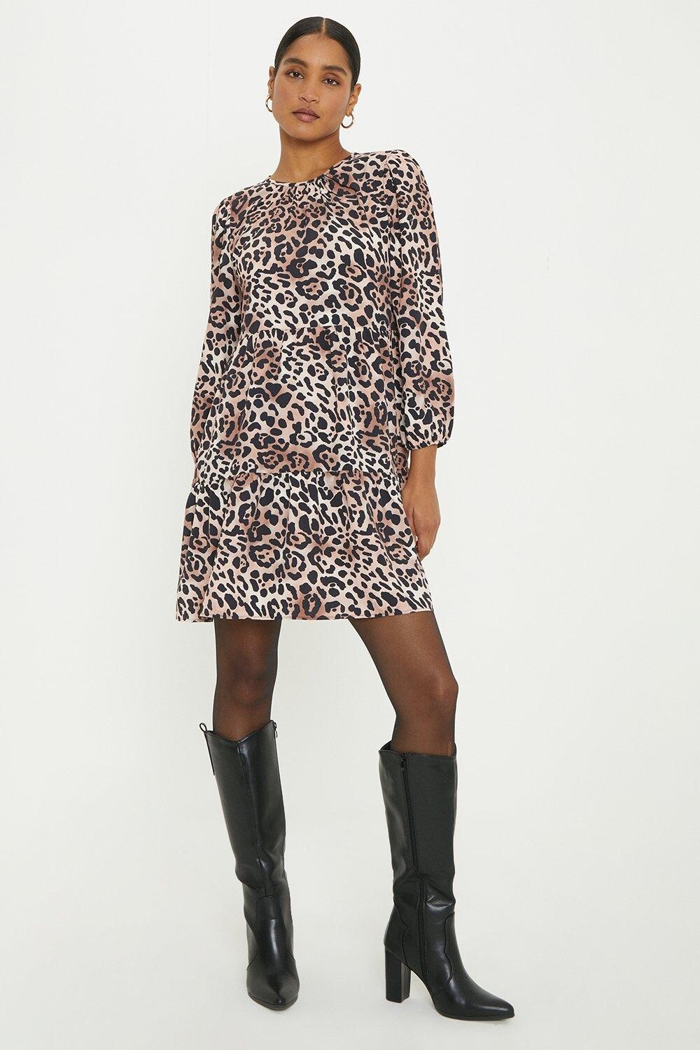 

Мини-платье с леопардовым принтом Sandy Dorothy Perkins, мультиколор, Коричневый, Мини-платье с леопардовым принтом Sandy Dorothy Perkins, мультиколор