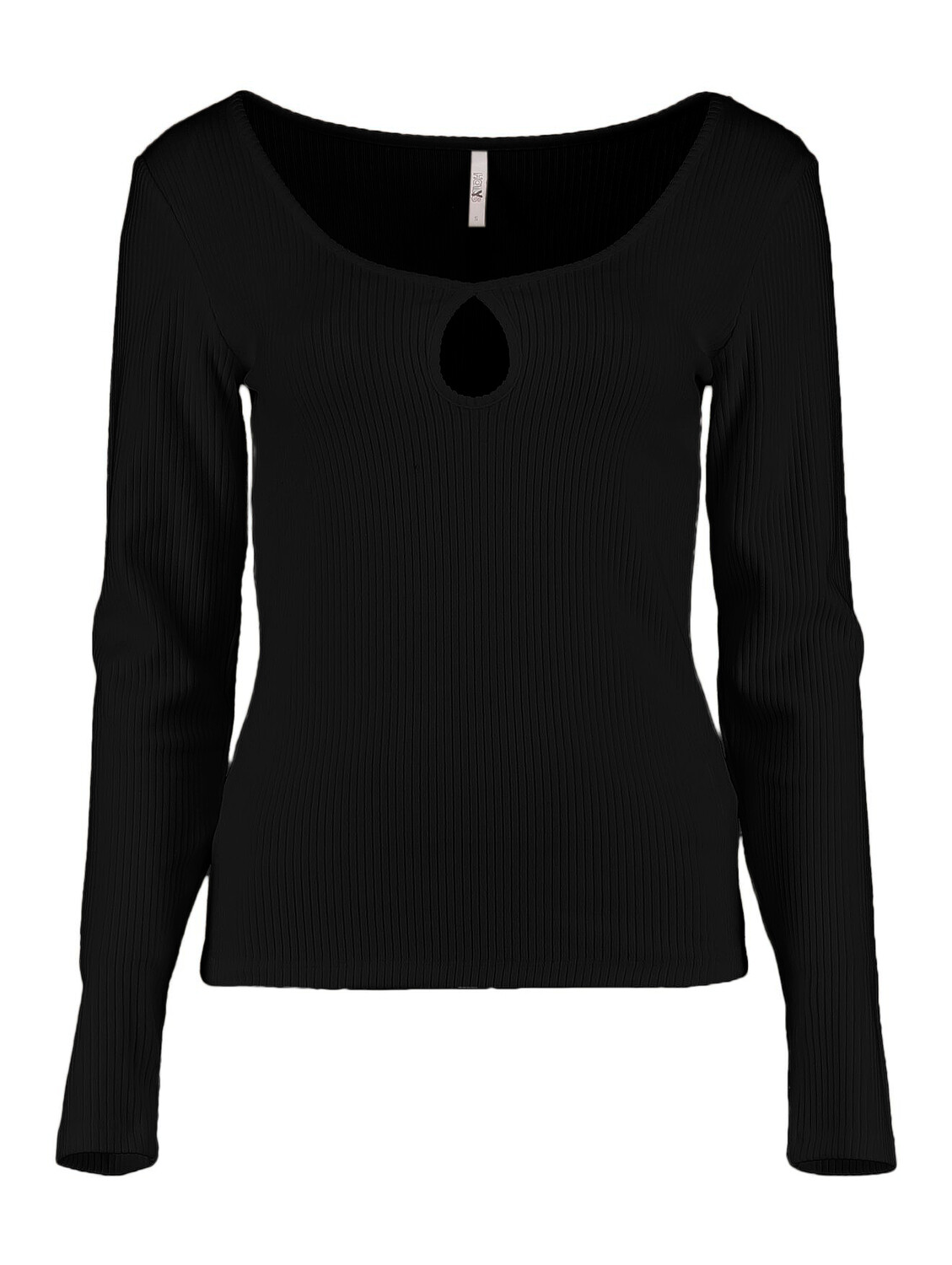 

Футболка Hailys Weiches Langarm U Boot Rundhals Longsleeve Ta44ylor, черный