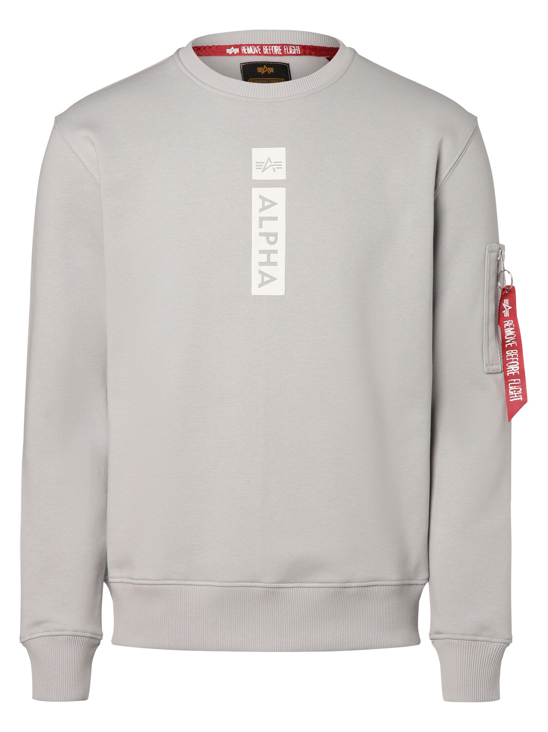 

Толстовка Alpha Industries, светло-серый