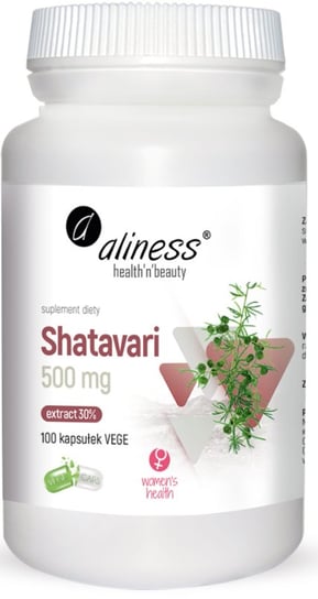 Экстракт Шатавари 500 мг х 100 растительных капсул, Aliness MedicaLine l метионин 500 мг aliness 100 растительных капсул