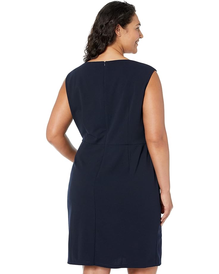 Платье Donna Morgan Plus Size Mini Dress with Twist, цвет Twilight Navy