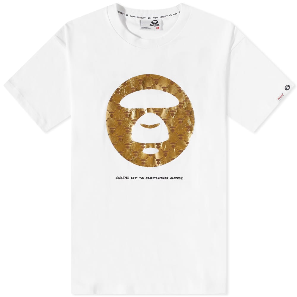 

Футболка AAPE Dope Moon Face, белый