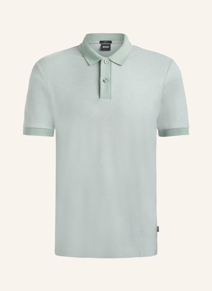 

Phillipson slim fit рубашка-поло из пике Boss, зеленый