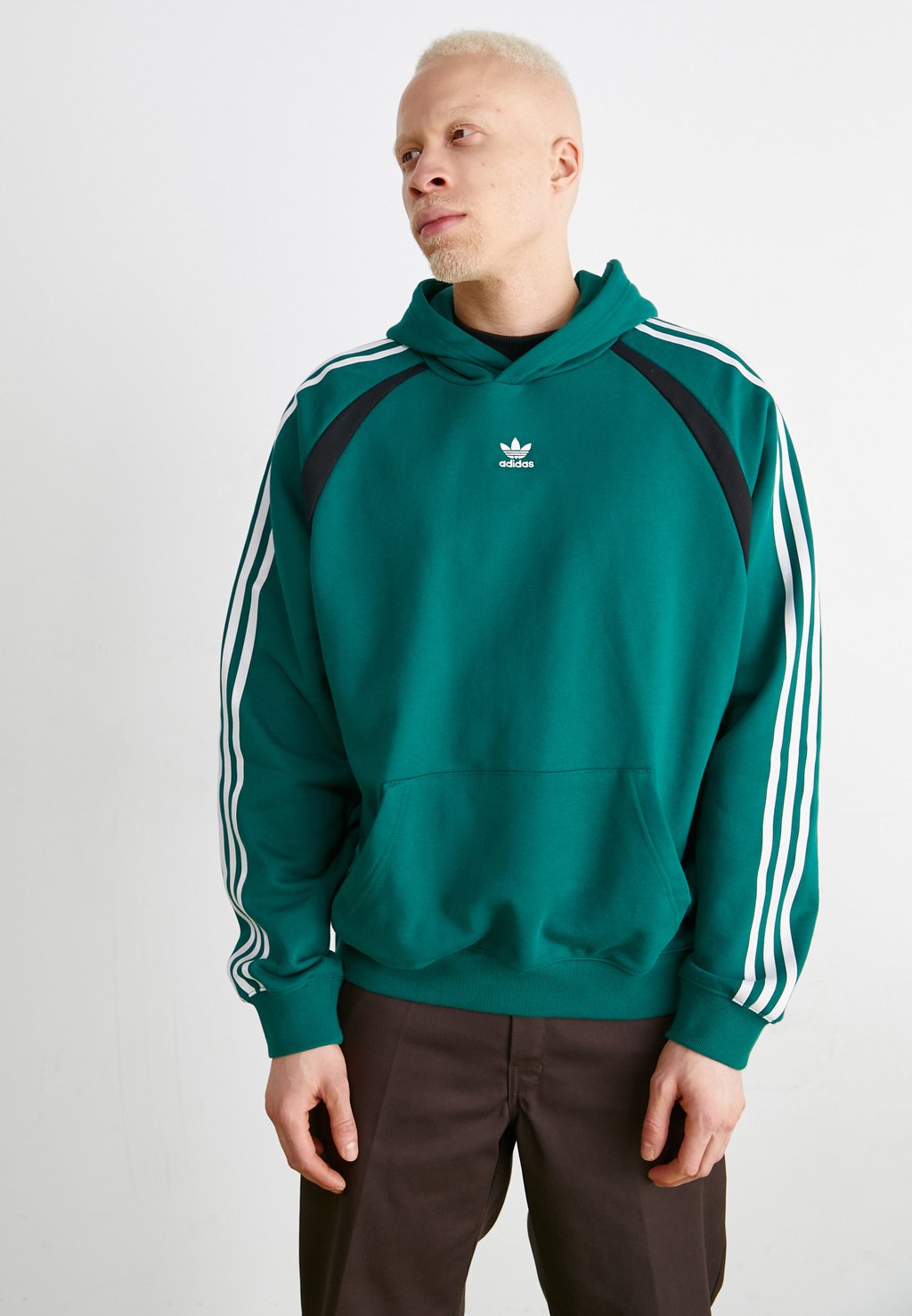 

Толстовка adidas Originals ХУДИ, цвет collegiate green