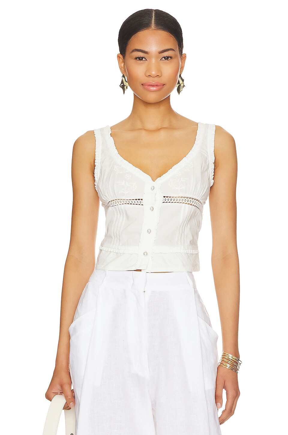 

Топ Free People Kerry, цвет Optic White