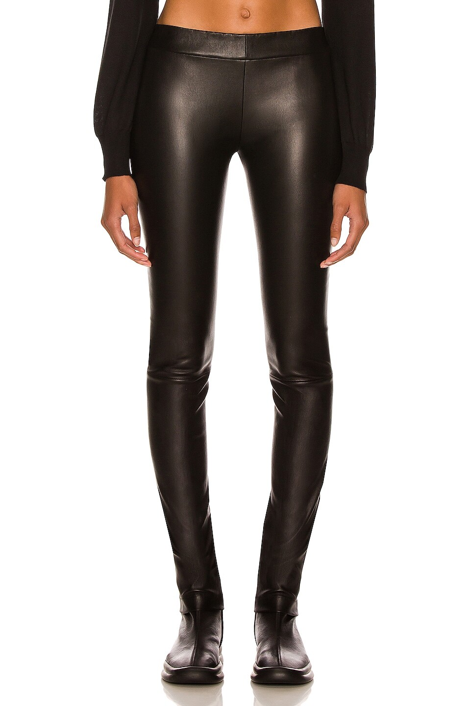 

Леггинсы The Row Moto Legging, черный