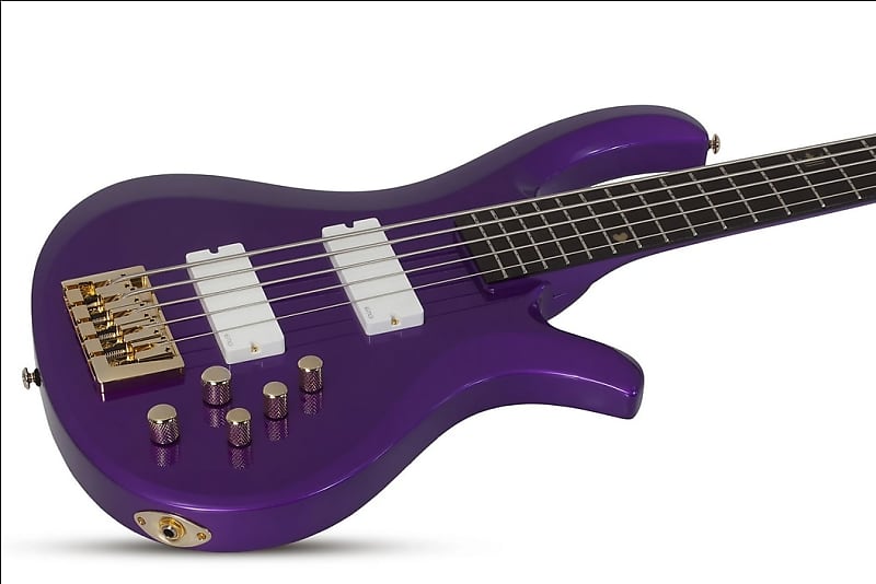 Басс гитара Schecter FreeZesicle-5 - Freeze Purple 5-String Bass, 2298