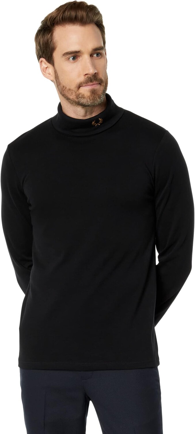 

Топ с высоким воротником Fred Perry, черный