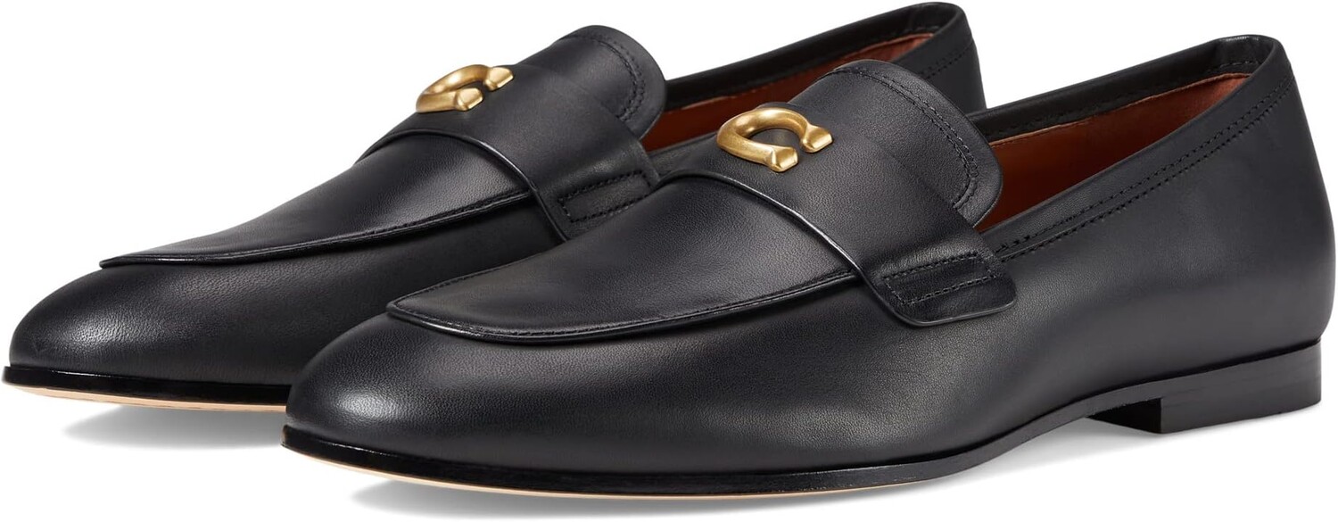 

Лоферы Sculpt C Leather Loafer COACH, черный