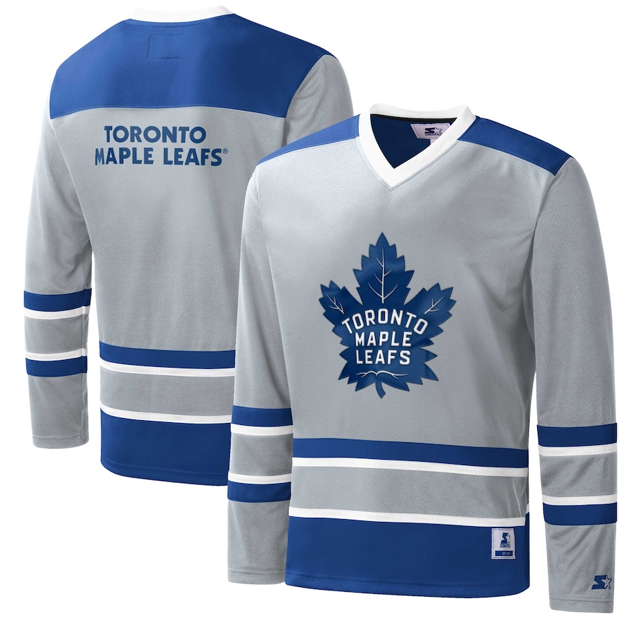 

Футболка с длинным рукавом Starter Toronto Maple Leafs, серый