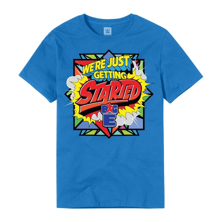 

Футболка с коротким рукавом WWE Authentic Big E, синий
