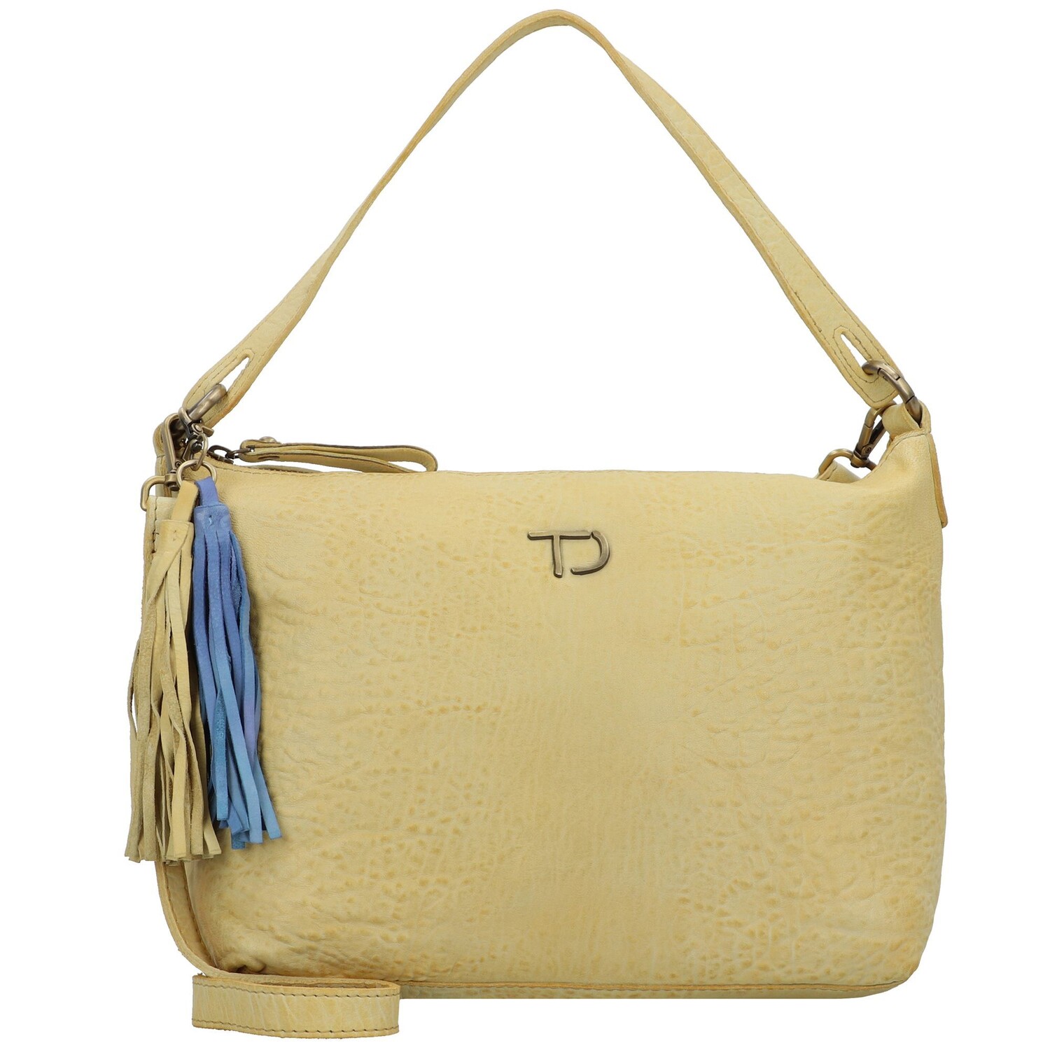 

Сумка через плечо TASCHENDIEB Walfischgasse 11 Leder 41 cm, цвет corn silk