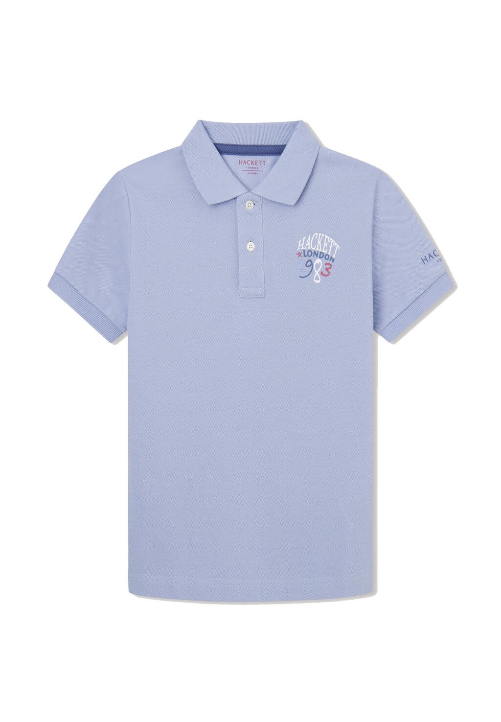 

Рубашка-поло 1983 PRINT Hackett London, цвет oxford blue