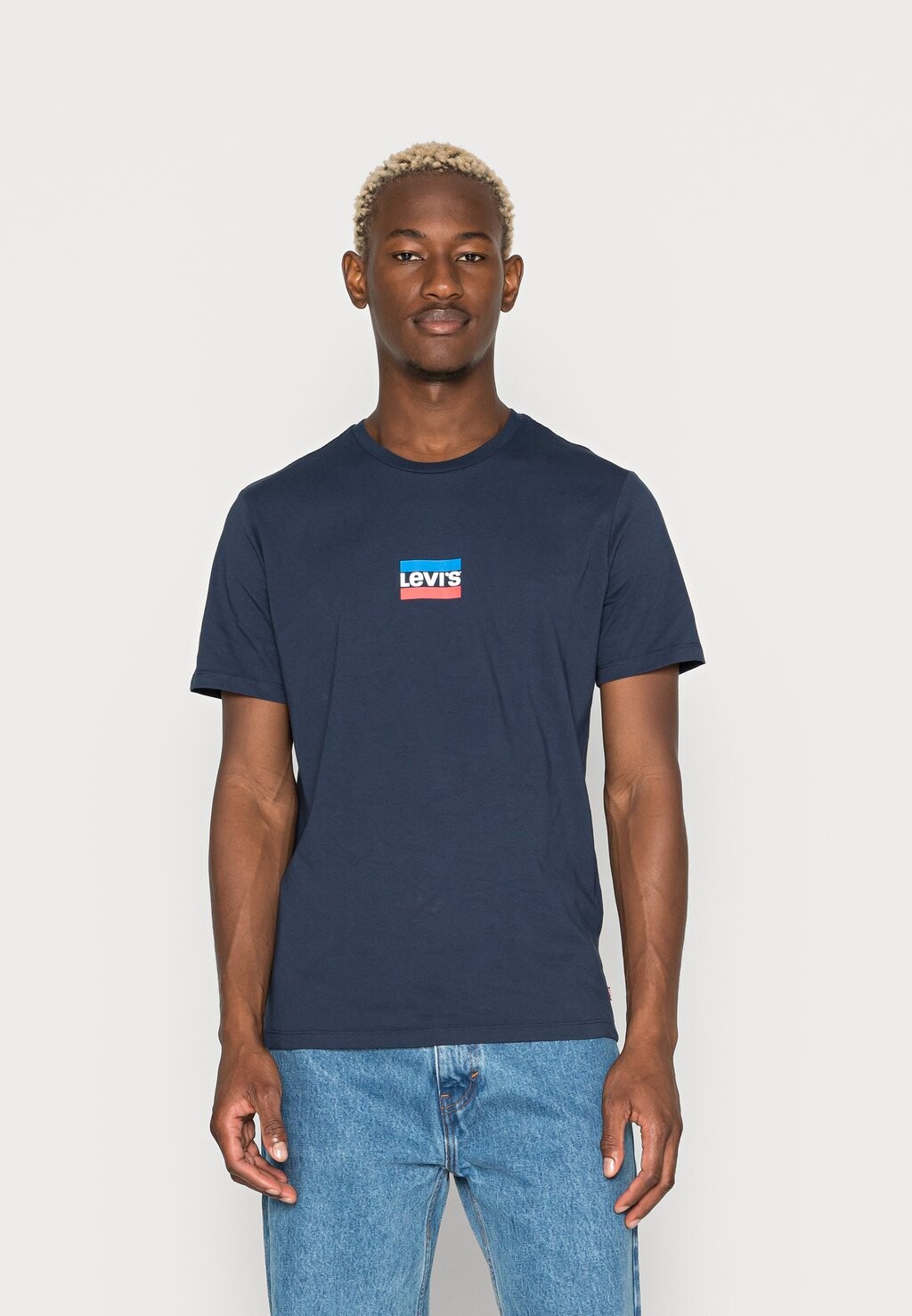 

Футболка с принтом Levi's, темно-синий