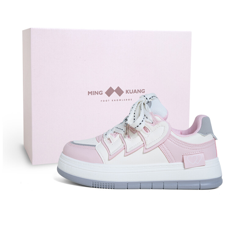 

Кроссовки MINGKUANG Skateboarding Shoes Women's Low-top, розовый
