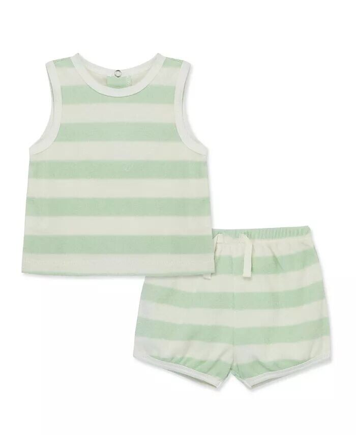 

Махровый комплект из 2 предметов Little Me Focus Kids, зеленый