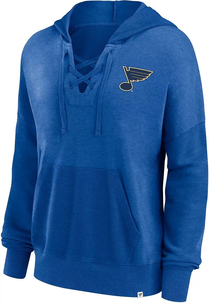 

Женская синяя пуловер с капюшоном НХЛ St. Louis Blues Snow Wash