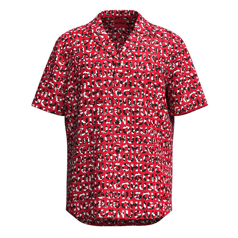 Рубашка с коротким рукавом HUGO Ellino 10257826 01, розовый