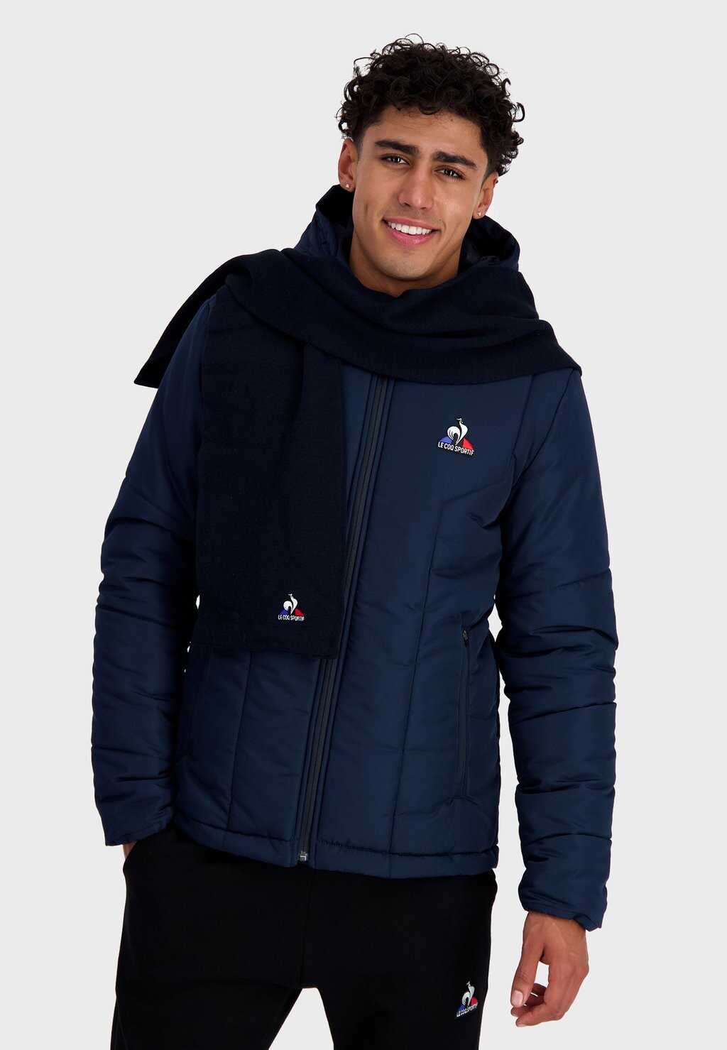 

Шарф ESSENTIELS UNISEX le coq sportif, темно-синий