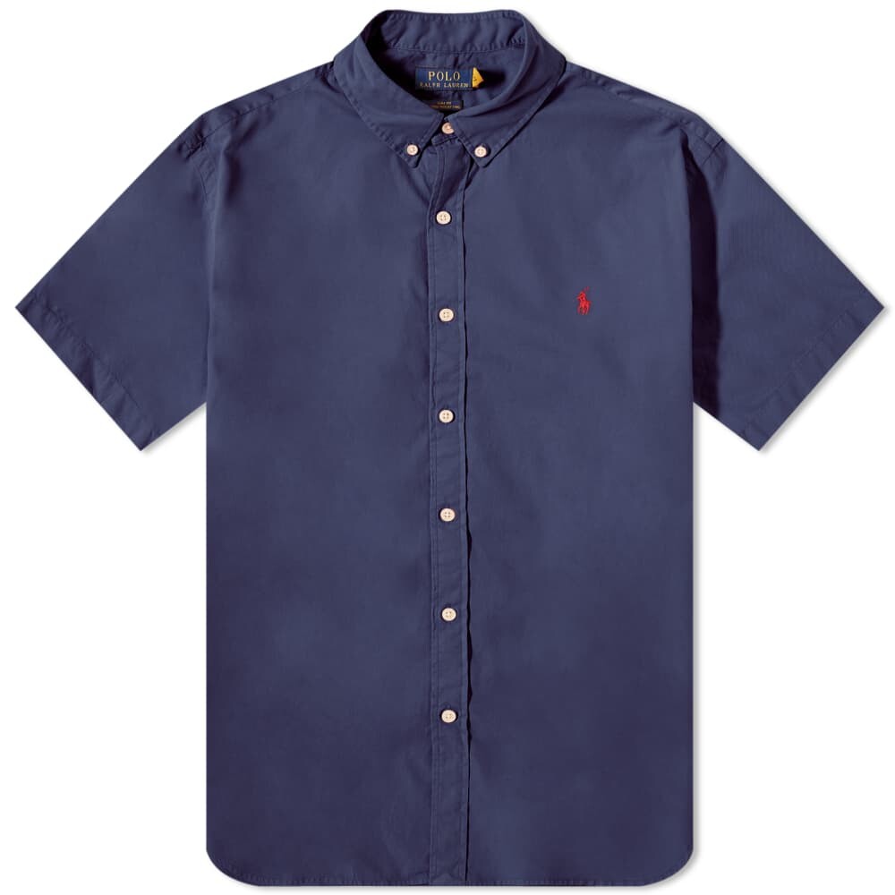 

Рубашка из полулегкого твила с короткими рукавами Polo Ralph Lauren