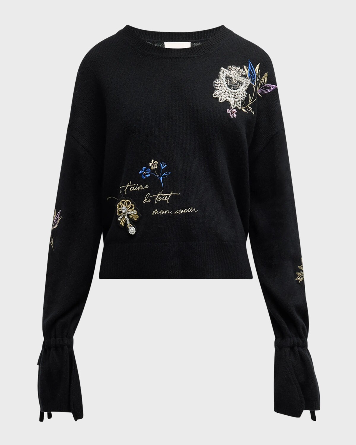 

Пуловер Tasha с нашивкой Heritage Cinq A Sept, цвет Black Multi