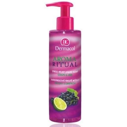 

Мыло с ароматом винограда и лайма Aroma Ritual, Dermacol, Розовый
