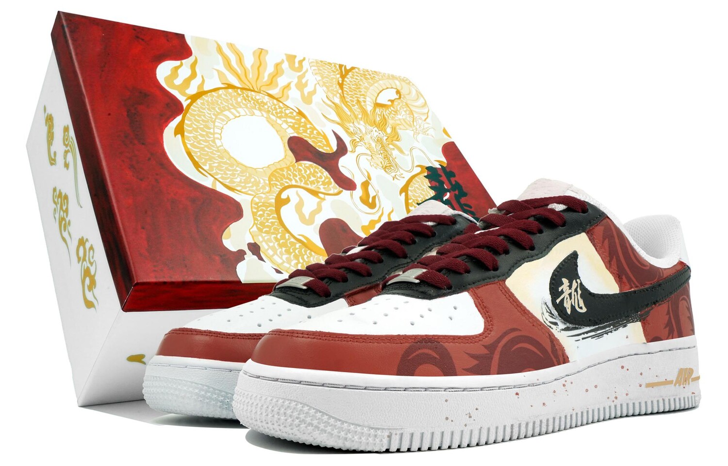 

Женские кроссовки для скейтбординга Nike Air Force 1, Burgundy