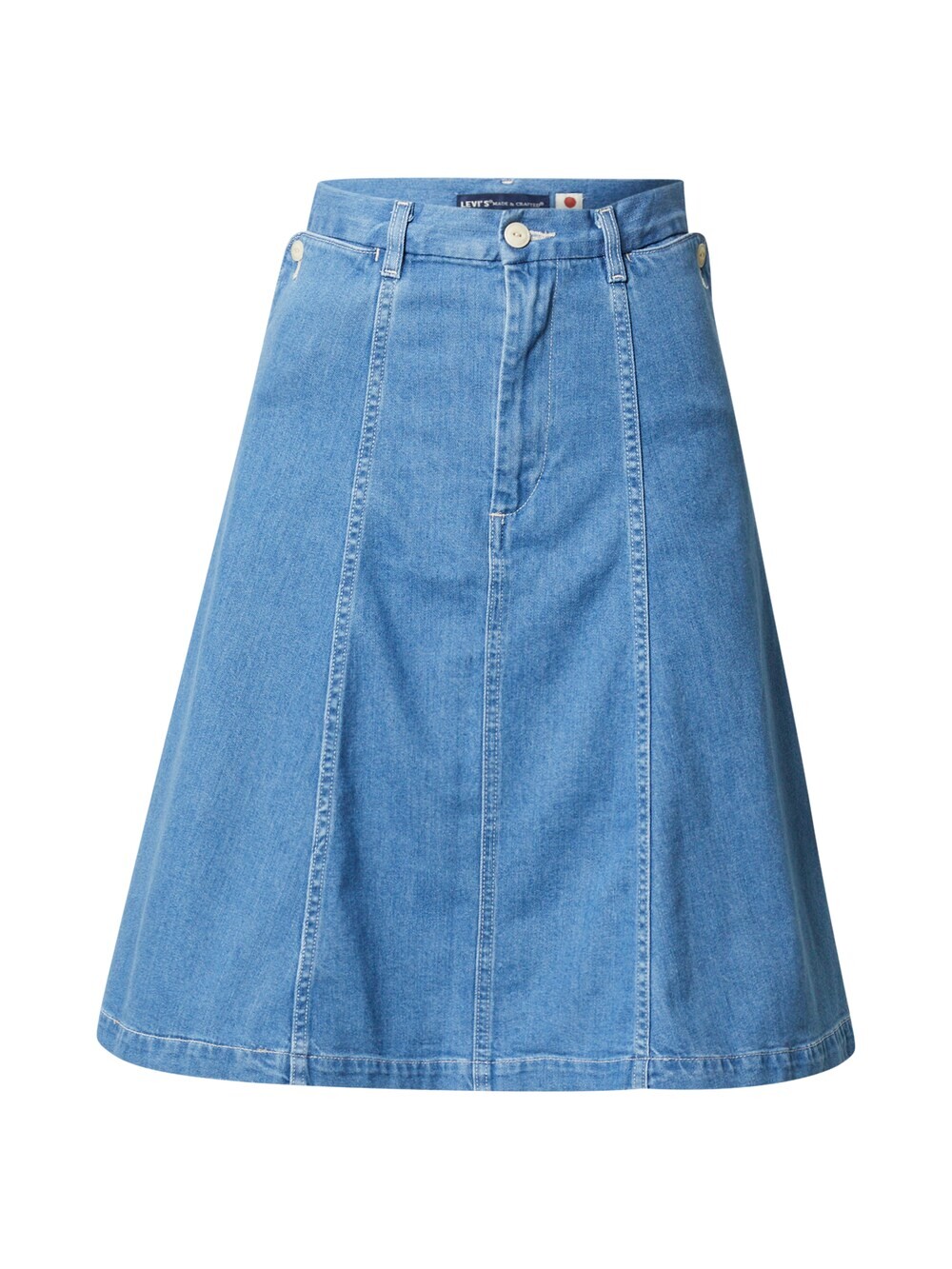 

Юбка Levis Made & Crafted LMC PETAL SKIRT LIGHT INDIGO - FLAT FINISH, синий