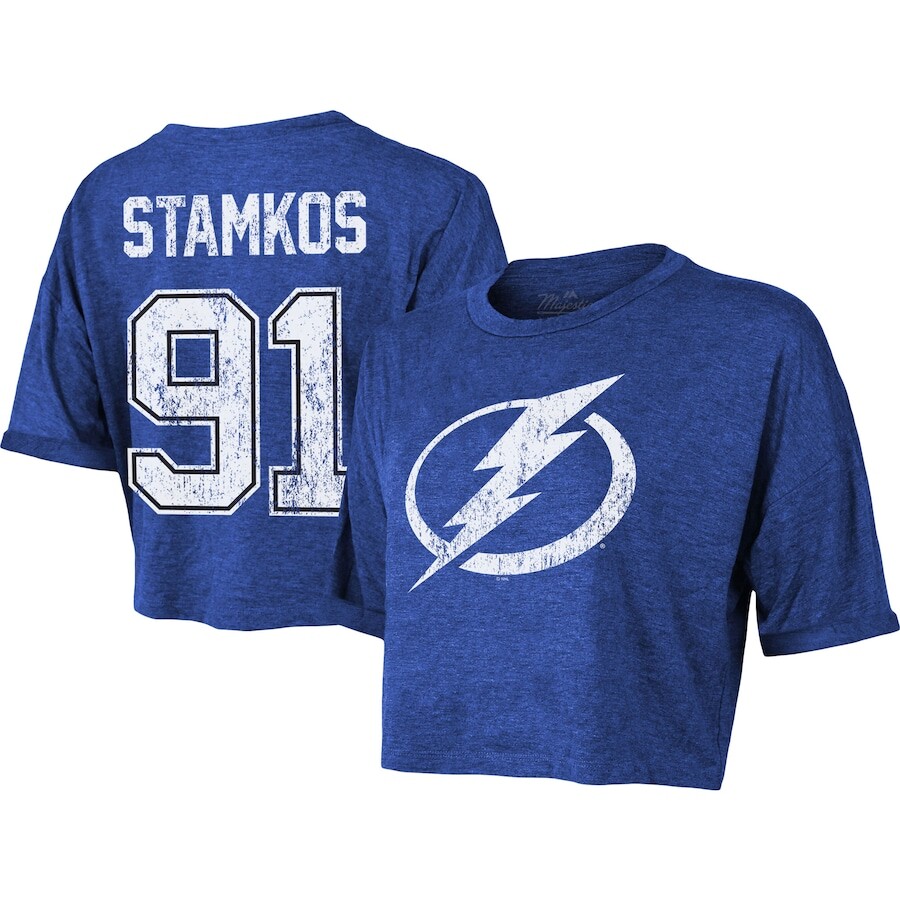 

Футболка с коротким рукавом Majestic Threads Tampa Bay Lightning, синий