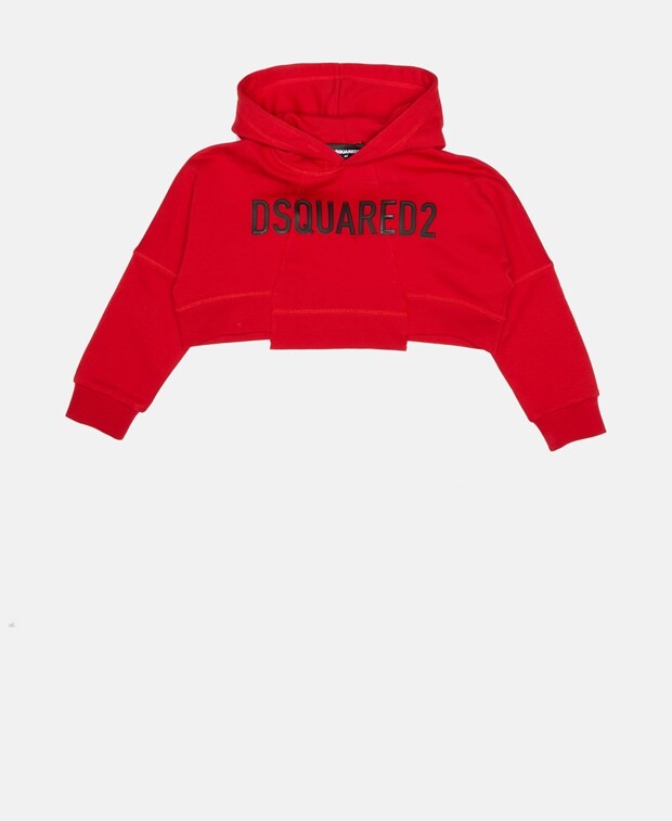 

Худи с капюшоном Dsquared2, красный