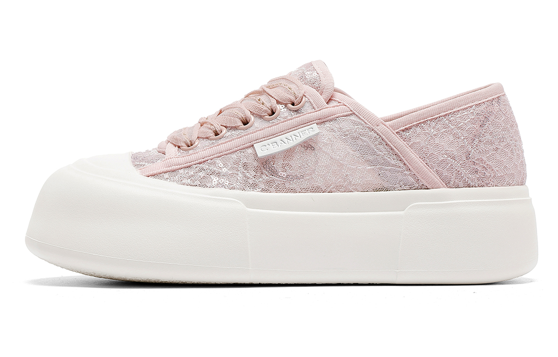 

Кроссовки C°BANNER Skateboarding Shoes Women's Low-top Pink, розовый