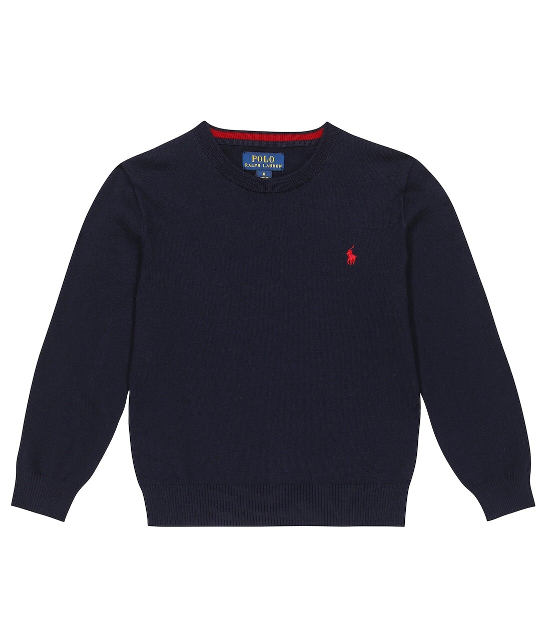 

Хлопковый свитер Polo Ralph Lauren, синий