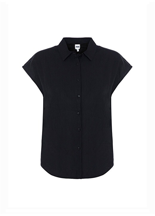 

Обычная черная женская рубашка Denim Trip