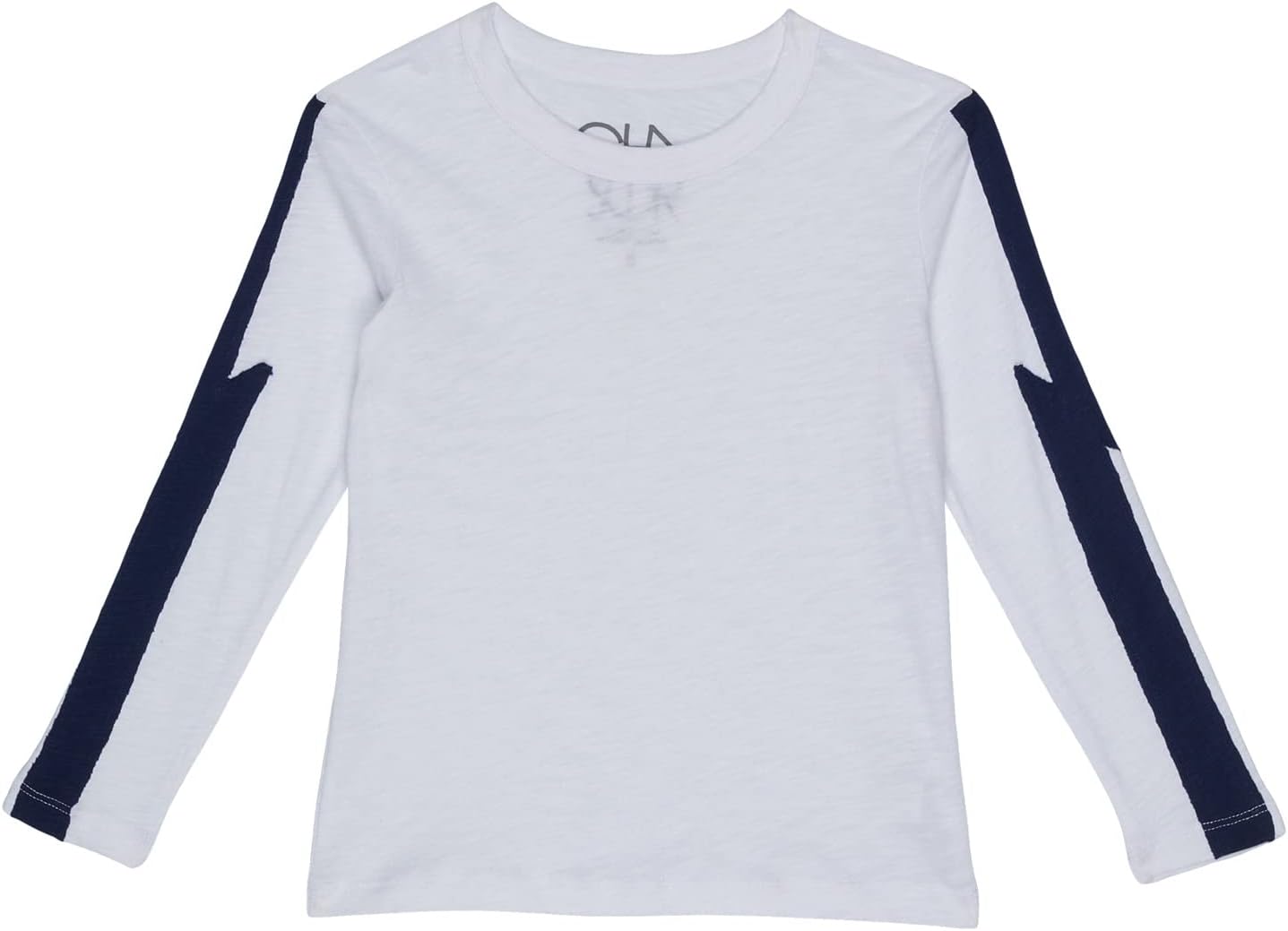 

Футболка Chaser Color-Blocked Crew Neck Bolt Long Sleeve Tee, цвет White/Ink