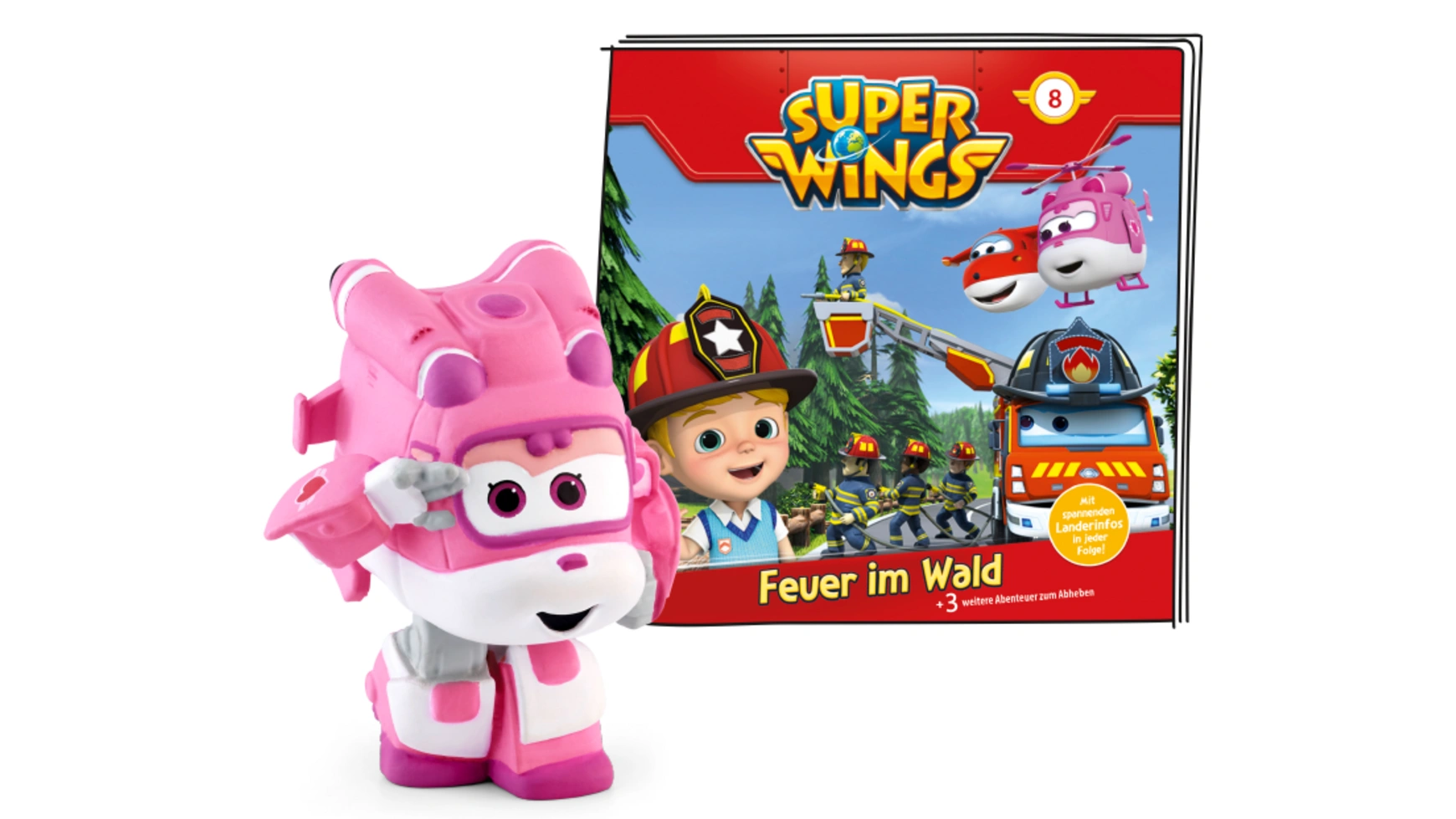 

Аудиофигурка для toniebox: super wings: fire in the forest Tonies