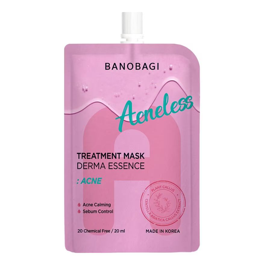 

Banobagi Лечение Derma Essence Acneless 20 мл. มาสก สิวหายไว, Pink