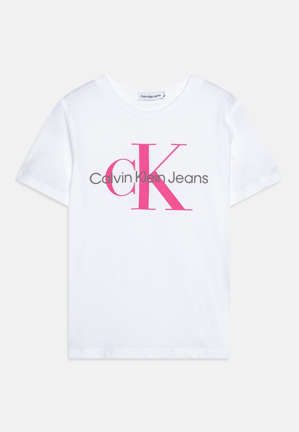 Футболка с принтом Monogram Unisex Calvin Klein Jeans, цвет bright white футболка с принтом scattered urban back graphic tee unisex calvin klein jeans цвет bright white