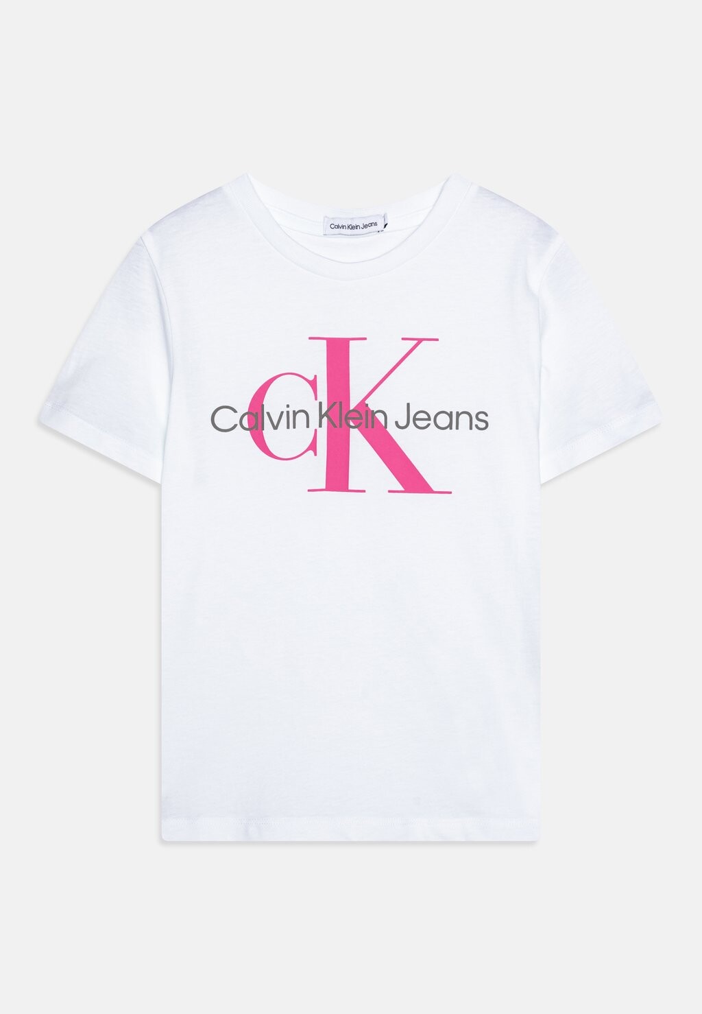

Футболка с принтом Monogram Unisex Calvin Klein Jeans, цвет bright white
